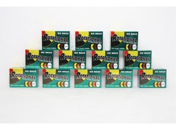12 Boxes Of 6 Putting Golf Balls 'Rotational Putting Practice Ball'