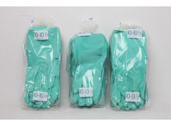 3 Bags Of Super XL Industrial Gloves ~ 12 Pairs/bag
