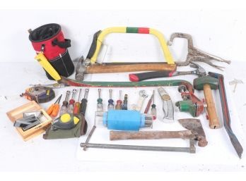 Large Group Of Mixed Hand Tools *Hammers, Screwdrivers, Pliers Wrench's  Etc* See Pictures