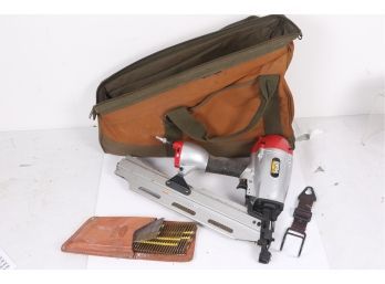 Central Pneumatic Stick Framing Nailer *Little Use*  With Carrying Case