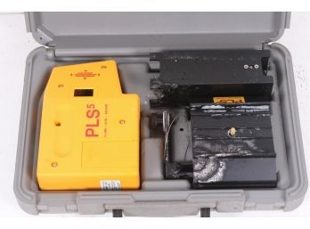 Pacific Laser Systems PLS 5 Laser Level Plumb Square, W/ Hard Case & Accesories