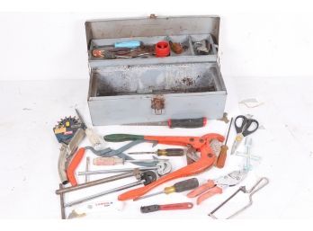 Metal Toolbox Full Of Tools *See Pictures For Whats Included*
