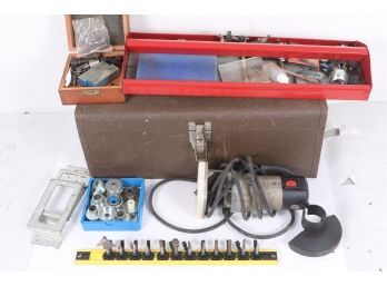 PORTER-CABLE Laminate Trimmer Power Unit Router 7301 Attachments Bits And Case