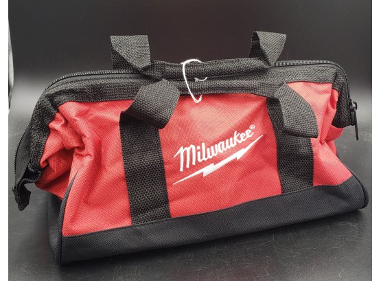 NEW Milwaukee Canvas Zippered Tool  Bag