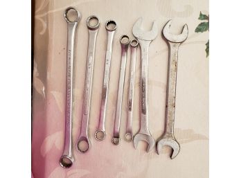 Lot Of 7 Wrenches