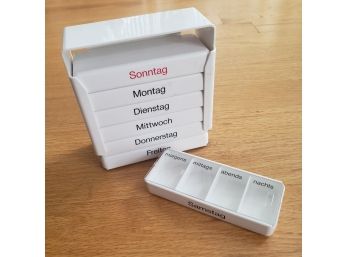 German Daily Pill Dispenser Boxes - One Per Day