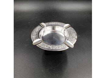 Silver Ashtray Marked .900 - Weighs 2.3oz
