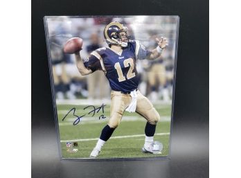 8 X 10 Signed Photo Of Gus Frerotte #12 Los Angeles Rams - Certified