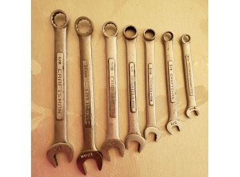 Lot Of Craftsman Wrenches