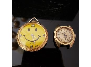 Lot Of Watches For Parts Or Repair  Both Swiss Made Tissot, A.t.c.