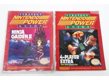 Pair Of Vintage Nintendo Power Strategy Guides *Ninja Gaiden And 4 Player*