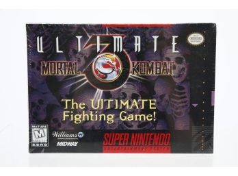 Rare Super Nintendo  Ultimate Mortal Kombat 3 Factory Sealed