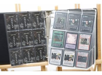Large Binder Full Of Star Wars 1995 Customizable Card Game Cards