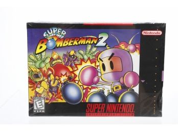 Super Nintendo Super Bomber Man 2 Sealed