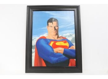 Superman Portrait By Alex Ross Giclee *SIGNED* On Canvas 121/250 Edition DC Comics