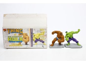 BOWEN Designs The Hulk Vs The Thing Bookends #2328 LARGE