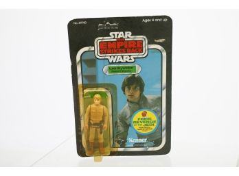 1977 Star Wars The Empire Strikes LUKE SKYWALKER (Bespin Fatigues) By Kenner Un-Punched 48 Back