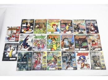 Group Of 20 Vintage Nintendo Power Magazines