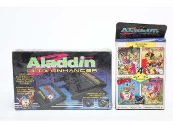 Aladdin Deck Enhancer For Nintendo NES New With 1 New Game