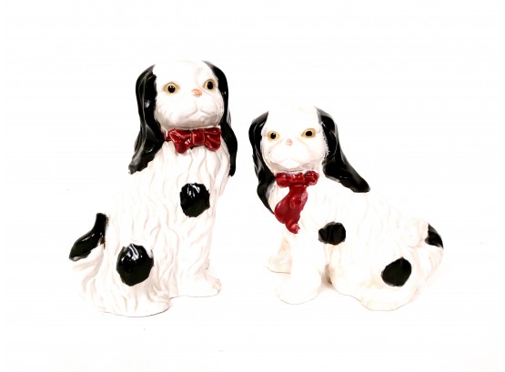 2 Ceramic Staffordshire Dogs