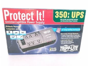 Protect It 350 VA UPS Power Supply Strip