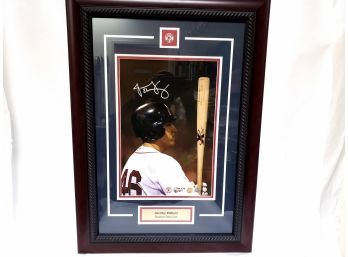 Authentic Jacoby Ellsbury Red Sox Autographed Picture By Mounted Memories, 2007 World Series