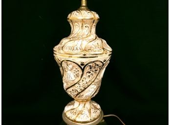 Vintage Ceramic Capodimonte Italy Table Lamp
