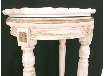 Shabby Chic Vintage Side Table Made In Florence Italy For Dominion