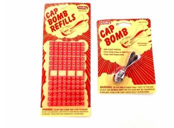 Schylling Die-Cast Cap Bomb With Cap Bomb Refills New In Packaging