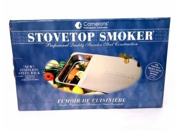 Cameron's Professional Cookware Stovepipe Smoker Stainless Steel New In Box