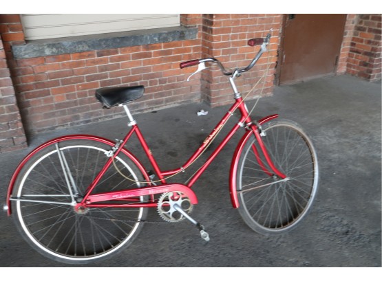 Vintage Schwinn - Breeze Red Lady's Bicycle