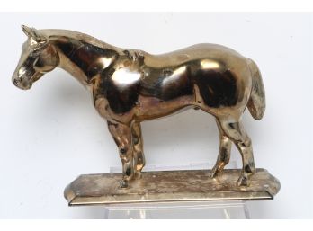 Vintage Metal Horse Statue