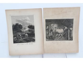 2 Antique 18th/19th Century Prints