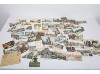 Large Miscellaneous Grouping Of Antique & Vintage American & Foreign Post Cards