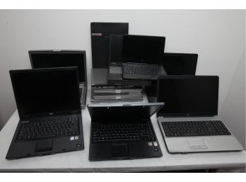 12 Miscellaneous Older Laptops For Parts Or E-Scrap