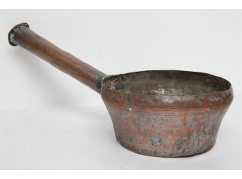 Antique Handmade/ Hand Hammered Primitive Copper Pot