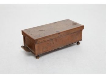 Small Antique Copper Portable Burner