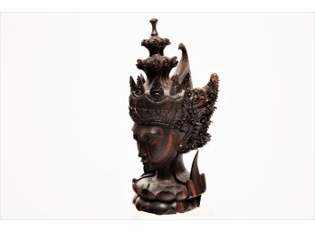 Vintage/Antique Ornately Carved Buddha Head