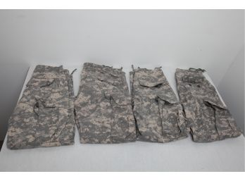 4 Pairs Of US Army BDU Pants In Digital Multi-Cam
