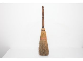 Antique Late 19th Century Wood Handled Broom