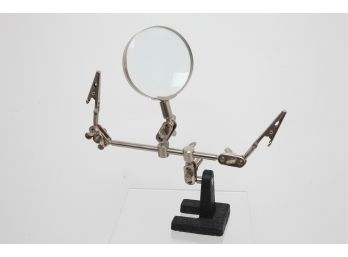 Vintage Magnifying Holder For Soldering  Small Items