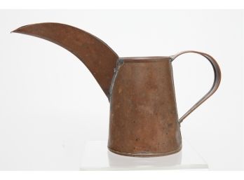 Small Antique Handmade & Hand-Hammered Copper Watering Can