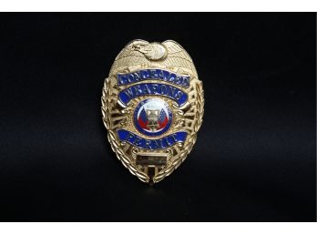 Brass Concealed Carry Weapons Badge