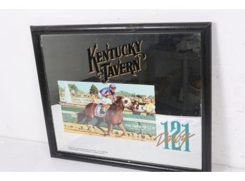 Kentucky Tavern Bourbon Whiskey 1995 Kentucky Derby *Thunder Gulch* Winner Mirror 121st Derby