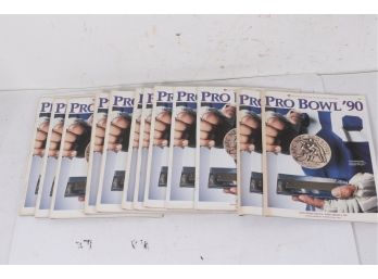 12 Copies Of 1970-Now AFC-NFC Pro Bowl Game Programs 1990 #20