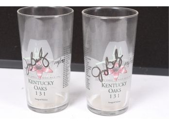 Pair Of Signed 2005 Kentucky Oaks 131 *Jerry Bailey* Horse Racing Glasses 114 & 118/131