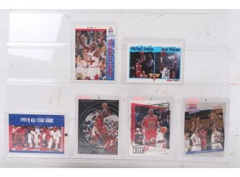 Group Of 6 1990'S Michael Jordan Basketball Cards