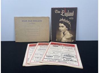 Three 1953 Illustrated London News Magazines And 1953 Queen Elizabeth II Calendar