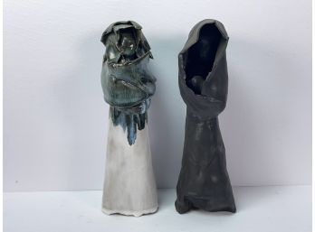 2 Studio Made Ceramic Sculptures