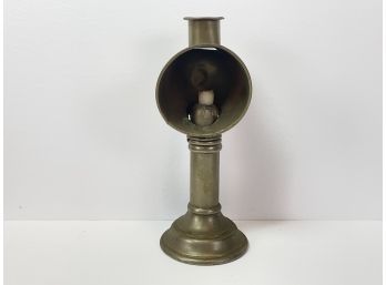 Antique Brass Doctor's, Inspection, Students Candle Lamp